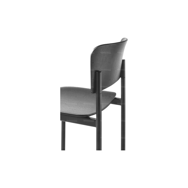 Plan Chair, black lacquered ash/black, Fredericia Furniture