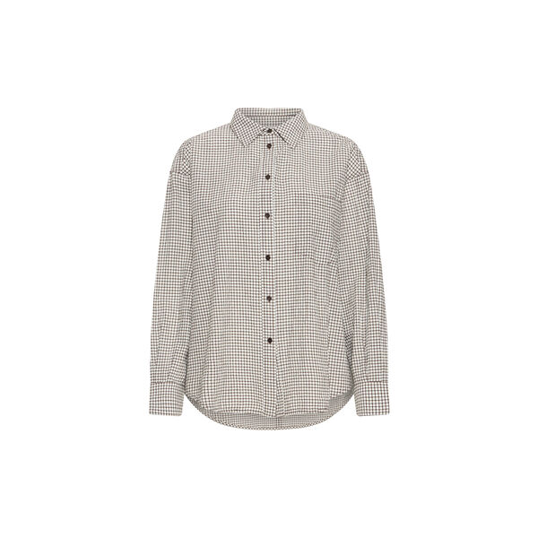 IHFEJA Shirt, chicory coffee check, ICHI