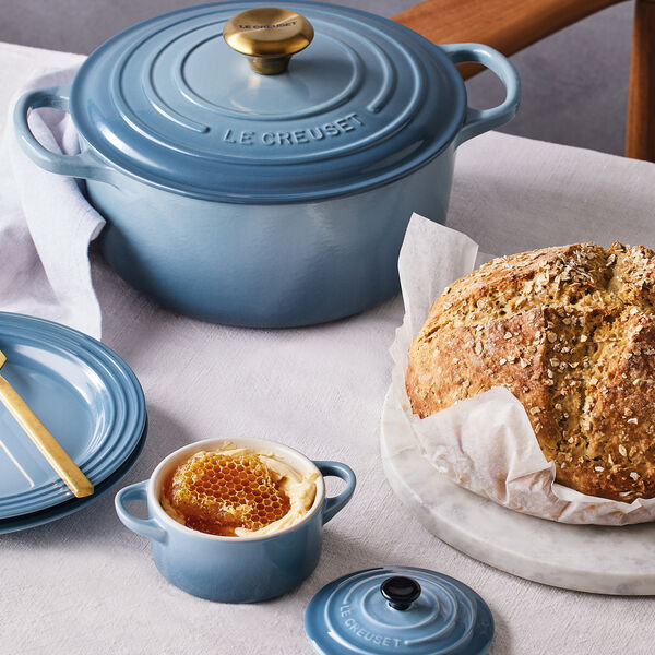Signature rund gryde &Oslash; 24 cm, chambray, Le Creuset
