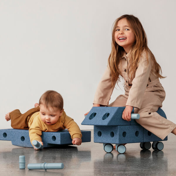 Explorer sæt, deep blue/sky blue, MODU