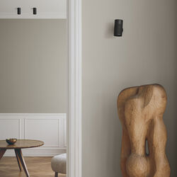 Patrone Small Wall Lamp, black/brass, Thorup Copenhagen