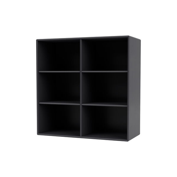 Montana 1113 reol med hjul, 04 anthracite/black, Montana Furniture