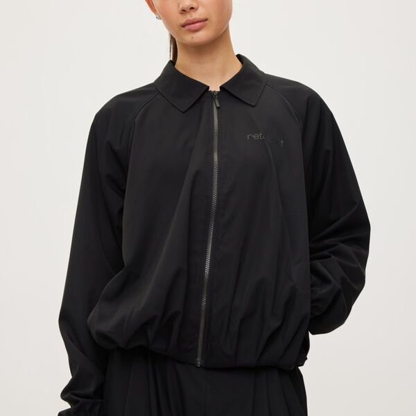 Track Jacket Billow, black, Rethinkit