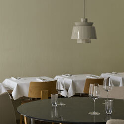 Utzon JU1 P Pendant, grey beige, &Tradition