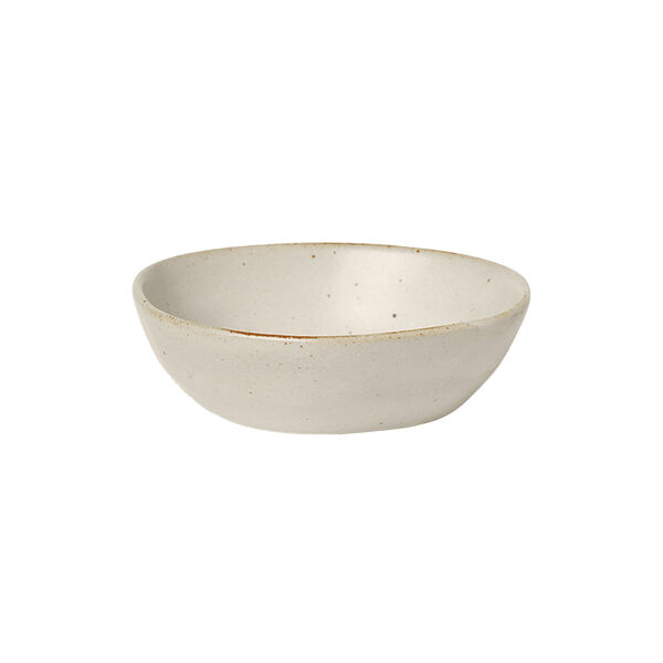 Flow Bowl, off-white speckle, Ferm Living
