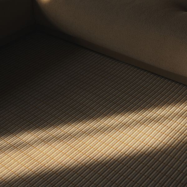 Esplanadi Rug, light grey/stone/natural, Woodnotes