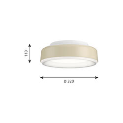 LP Grand loftlampe, champagne LP Grand loftlampe, champagne, Louis Poulsen