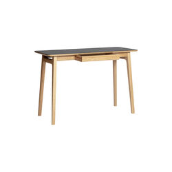 Freya Desk skrivebord, eg/sort, Magnus Olesen Design