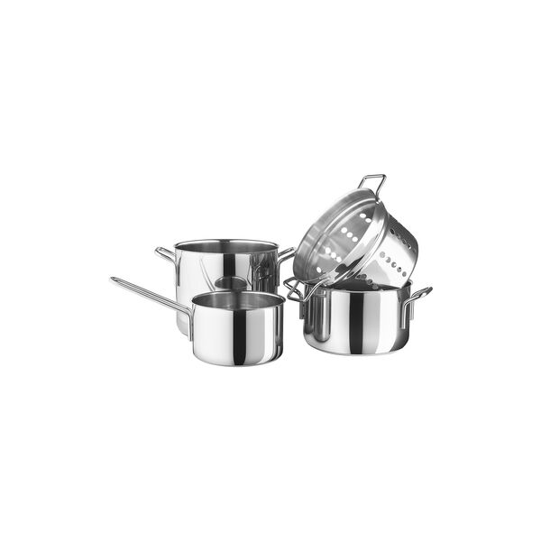 Stainless Steel Grydes&aelig;t 4 dele, Eva Trio