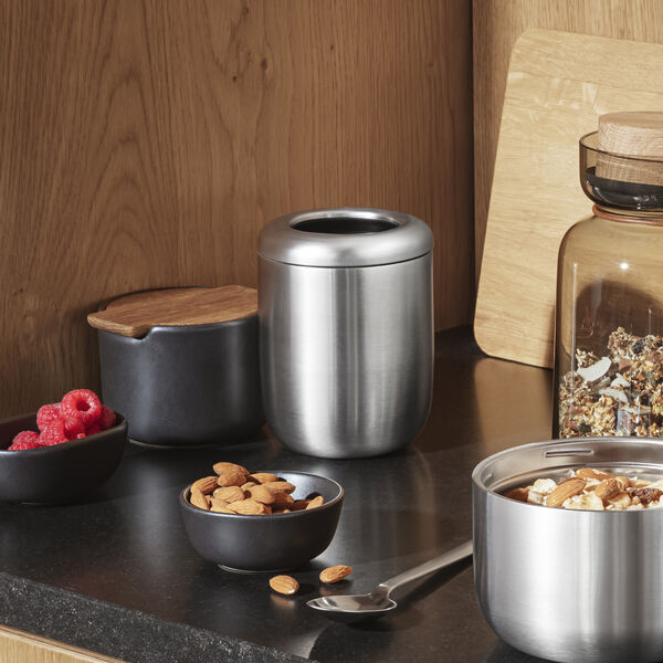 To Go termo madkasse, steel/black, Eva Solo