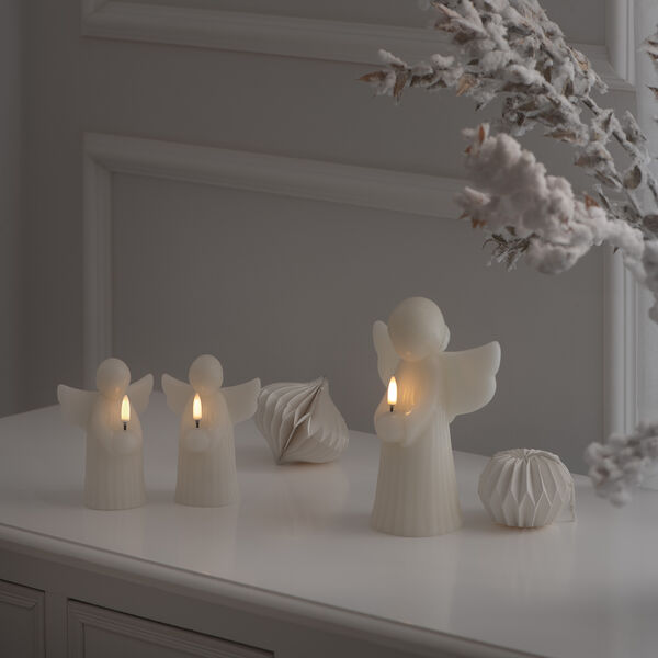 LED Smooth candle Angel 1 stk. | 9x12 | Vanilla, Uyuni Lighting