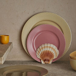 Rhombe Earth Middagstallerken Ø 27 cm, marble Rhombe Earth Middagstallerken Ø 27 cm, marble, Lyngby Porcelæn
