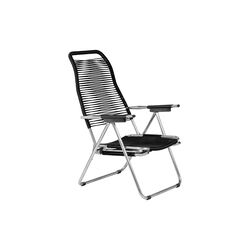 Spaghetti Outdoor Sunbed, black matt, FIAM