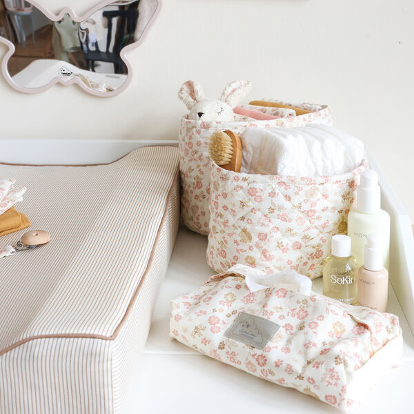 Quiltet opbevaringskurv 2-pak, augusta, Cam Cam Copenhagen