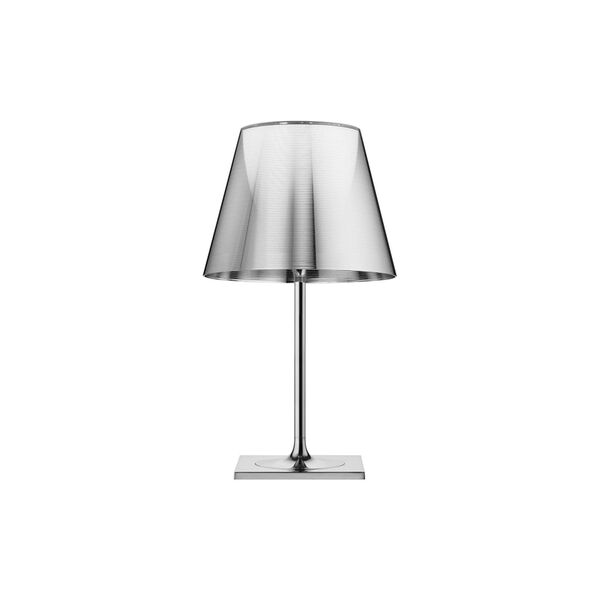 Ktribe T2 bordlampe, aluminiseret sølv, Flos