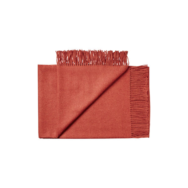 Cusco plaid, 00707 pumpkin orange, Silkeborg Uldspinderi