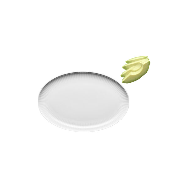 Legio Nova Oval coupe serveringsfad 27 cm, white, Eva Trio