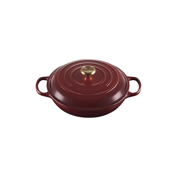 Signature st&oslash;bejern buffetgryde 30 cm, garnet, Le Creuset