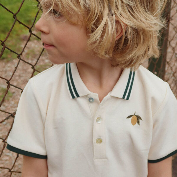 Florian Polo Shirt, antique white, Konges Sløjd