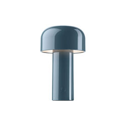 Bellhop bordlampe, clear blue, Flos