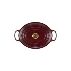 Signature oval gryde 6,3 L, garnet, Le Creuset