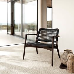 VIPP488 Cabin loungestol, mørk eg/sort, Vipp