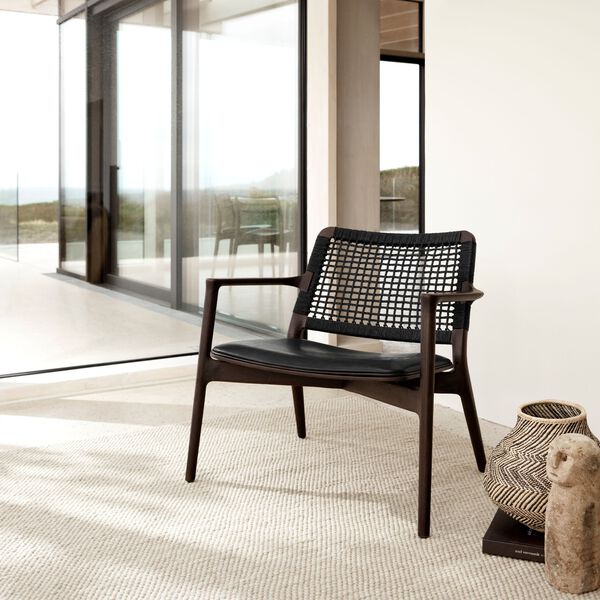 VIPP488 Cabin loungestol, mørk eg/sort, Vipp