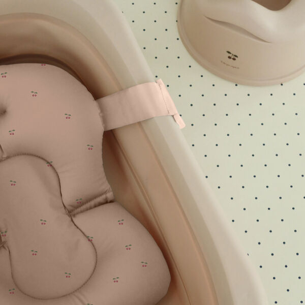 Foldable Bath Tub and Cushion, blush, Konges Sl&oslash;jd