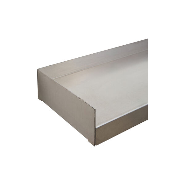 KOMPAKT Shelf | Medium | Raw Aluminium | Hylde, oursociety