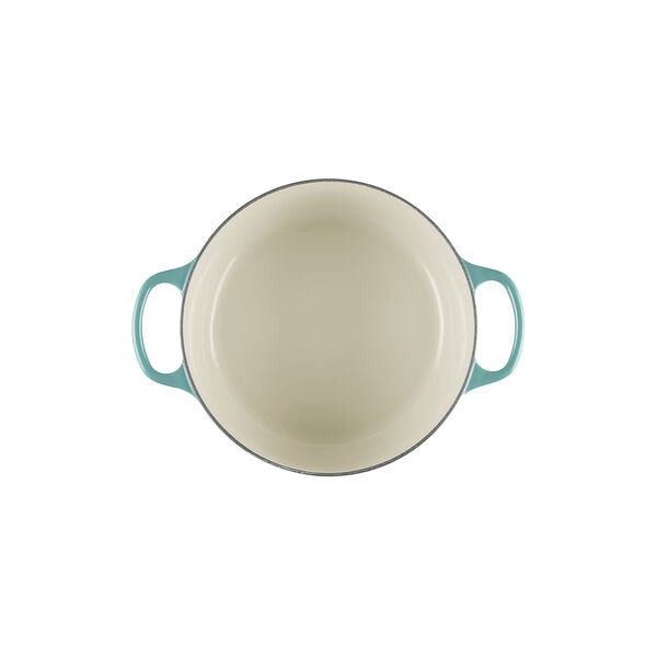 Signature rund st&oslash;bejernsgryde &Oslash; 24 cm, bleu riviera, Le Creuset