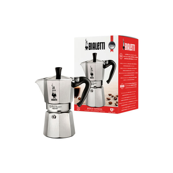 Moka Express espressokande, 9 kopper, Bialetti