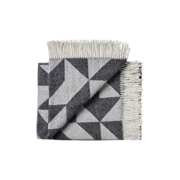 Twist a Twill plaid, 01041 dark grey Twist a Twill plaid, 01041 dark grey, Silkeborg Uldspinderi