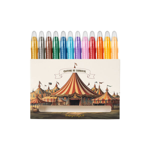 Gel Crayons & Drawing Pad, multi, Konges Sl&oslash;jd