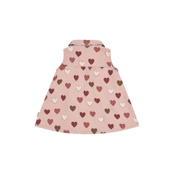 Hckatinka Fine Twill Old Hearts Everyday Dress, adobe rose Hckatinka Fine Twill Old Hearts Everyday Dress, adobe rose, Hust & Claire