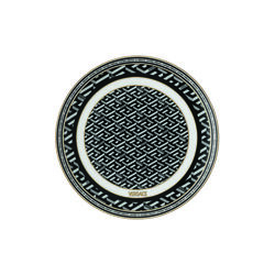 Tallerken &Oslash; 17 cm, signature black, Rosenthal x Versace