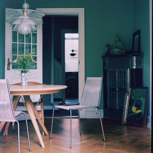 Noel Chair, steel/nature, Thorup Copenhagen