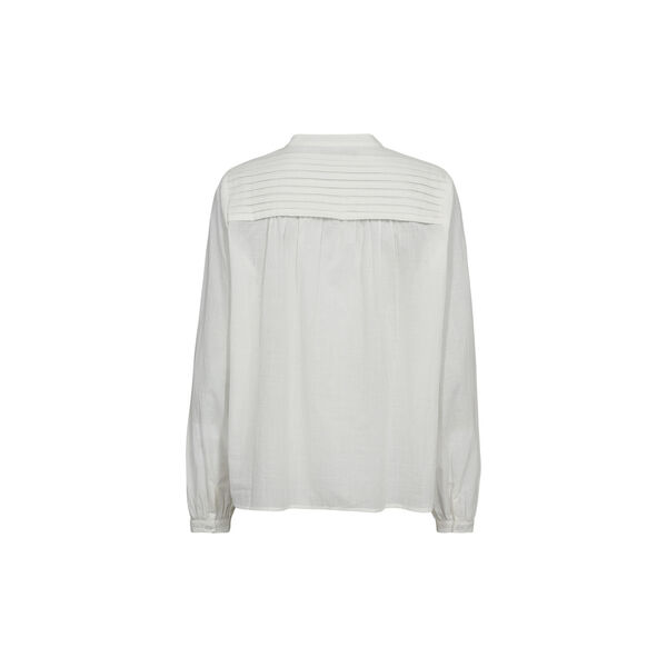 PD-Wiona Pleat Shirt, white pearl, Pieszak