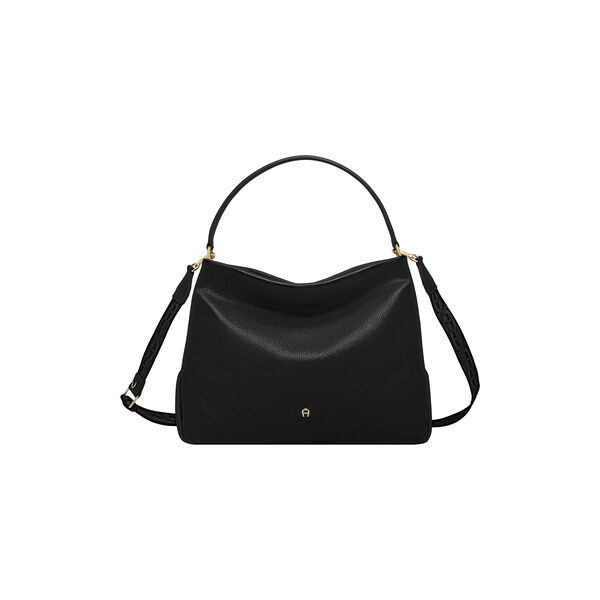 Paola Hobo Bag | Black | Skuldertaske, Aigner