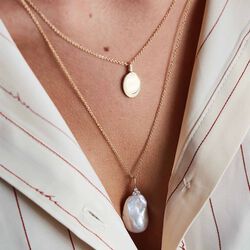 Fryd Barok perle vedh&aelig;ng M, guld, Ro Copenhagen