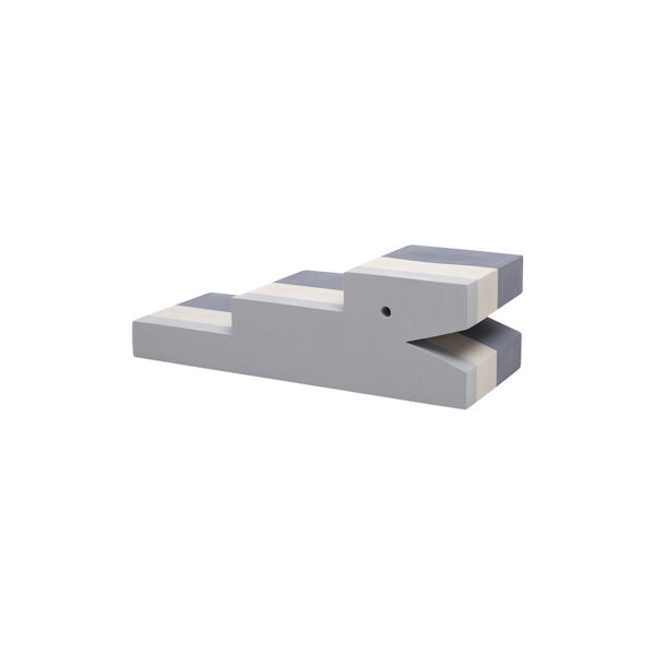 Krokodille L, cloudy blue, bObles