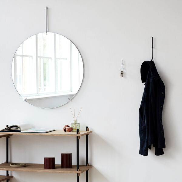 Wall Mirror, chrome, MOEBE