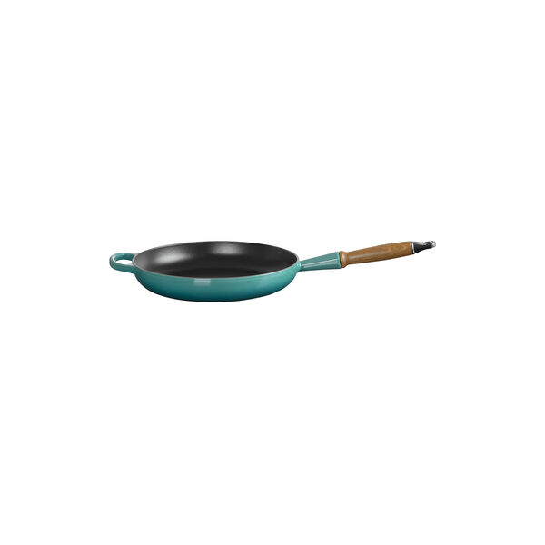 Signature stegepande med tr&aelig;h&aring;ndtag &Oslash; 28 cm, bleu riviera, Le Creuset