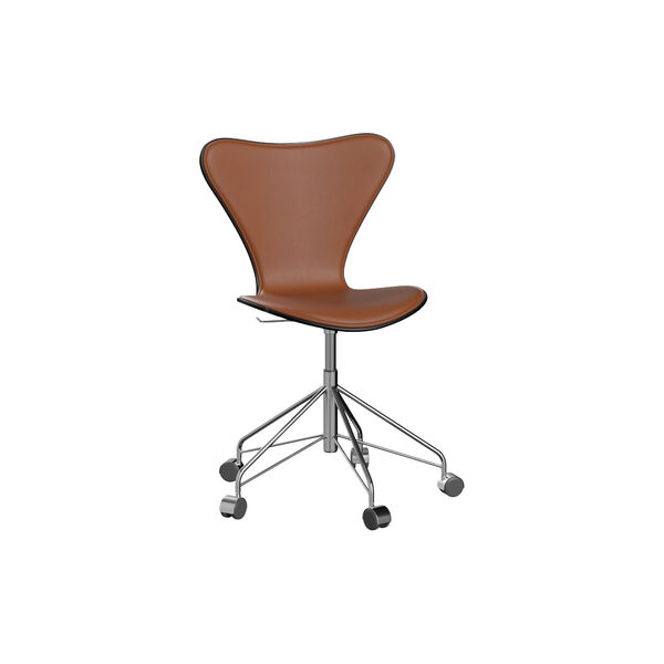 Serie 7™ 3117 forsidepolstret kontorstol, Essential walnut Serie 7™ 3117 forsidepolstret kontorstol, Essential walnut, Fritz Hansen