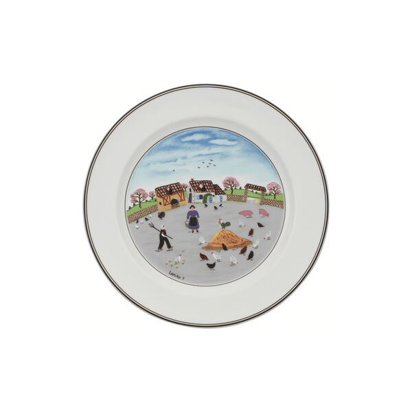 Design Naif tallerken Ø 27 cm, poultry farm, Villeroy & Boch