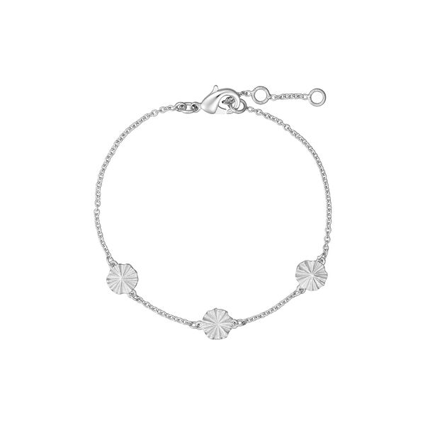 Florence armbånd m. vedhæng, sølvbelagt, Pure by Nat
