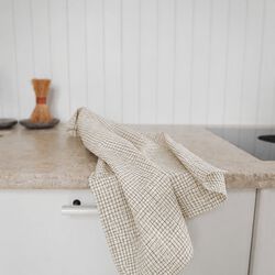 PENNY VISKETYKKER 2-PACK, creme black plaid, Studio Feder