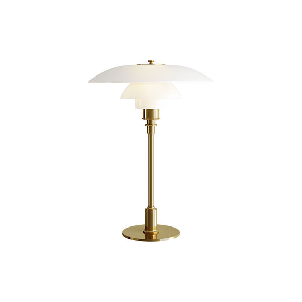 PH 3½-2½ glas bordlampe, messing PH 3½-2½ glas bordlampe, messing, Louis Poulsen
