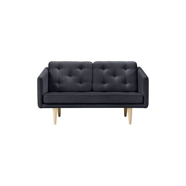 No. 1 2002 2 pers. sofa, navy/s&aelig;bebehandlet eg, Fredericia Furniture