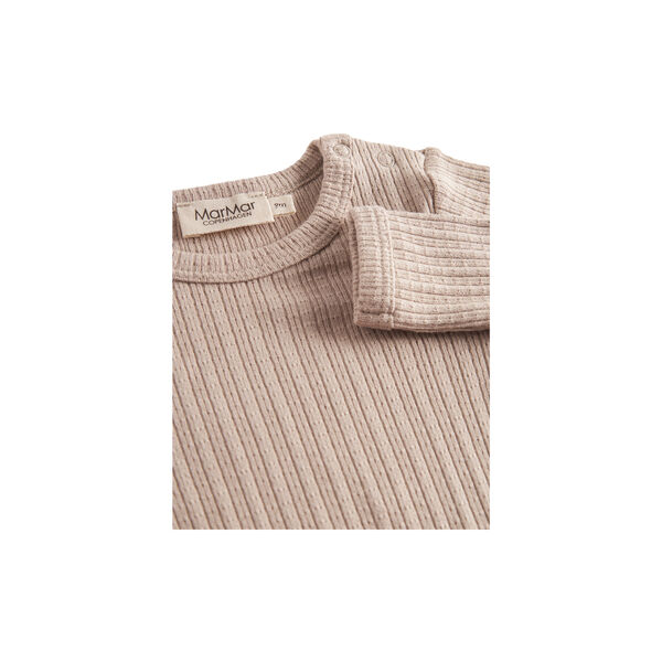 Benedicte LS Bodysuit, soft beige, MarMar Copenhagen