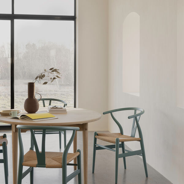 CH24 Y-stolen spisebordsstol, soft pewter, Carl Hansen & Søn